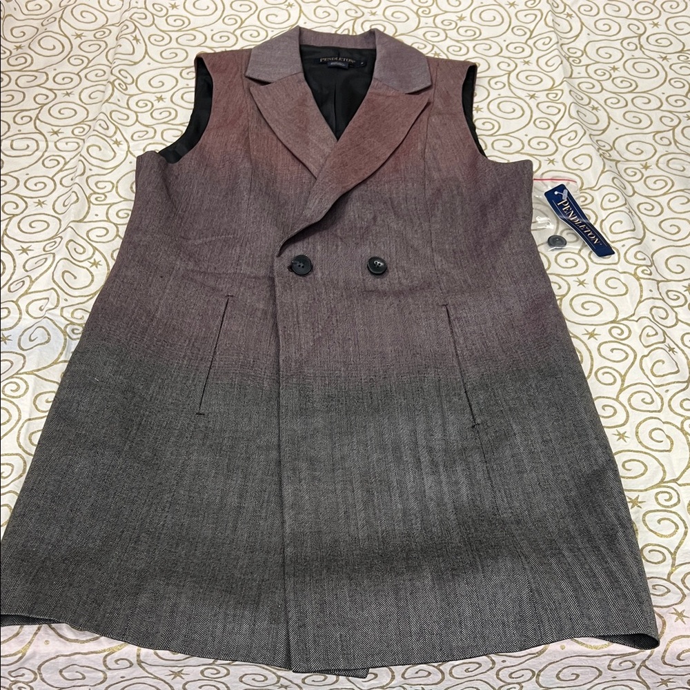 Pendleton Sleeveless Gradient Vest Dress